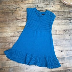 Tea Collection Knitted Blue Dress